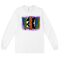 Purple Glitter Western Farm Life Brush Strokes Long Sleeve Tee | Teevron