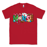 Red Easter Nurse Classic Tee - BundleAndBundleShop