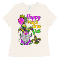 Bone happy mardi gras y'all Ladies Tee - BarkalooDesign