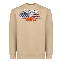Mushroom God Bless The USA Heavyweight Sweatshirt - Bettercallsaul