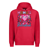 Cardinal mama's valentine olivia Premium Hoodie - OliviaCreatesArt