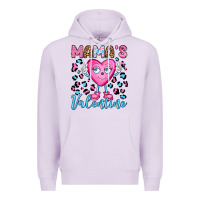 Lilac mama's valentine olivia Premium Hoodie - OliviaCreatesArt