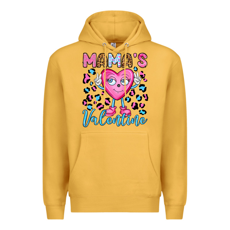 Mama's Valentine Olivia Premium Hoodie by OliviaCreatesArt | Teevron