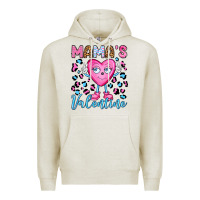 Oatmeal Heather mama's valentine olivia Premium Hoodie - OliviaCreatesArt
