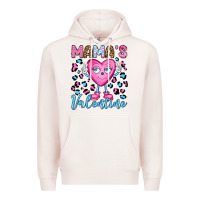 Pale Pink mama's valentine olivia Premium Hoodie - OliviaCreatesArt