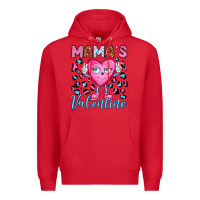 Red mama's valentine olivia Premium Hoodie - OliviaCreatesArt