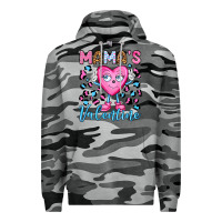 Slate Camo mama's valentine olivia Premium Hoodie - OliviaCreatesArt