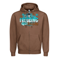 Chestnut freezing season Zipper Hoodie - CowGirlArtShop