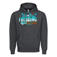 Smoke freezing season Zipper Hoodie - CowGirlArtShop