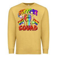 Antique Gold support squad pride Premium Sweatshirt - FaDigitalArtStudio