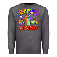 Charcoal Heather support squad pride Premium Sweatshirt - FaDigitalArtStudio