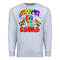 Heather Grey support squad pride Premium Sweatshirt - FaDigitalArtStudio