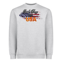 God Bless The Usa Heavyweight Sweatshirt | Teevron