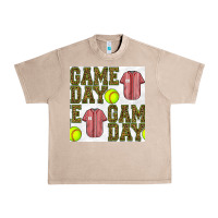 French Oak softball uniform game day seamless pattern Urban Heavy Tee - BundleAndBundleShop
