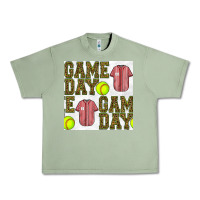 Oil Green softball uniform game day seamless pattern Urban Heavy Tee - BundleAndBundleShop