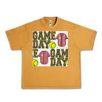 Peanut Butter softball uniform game day seamless pattern Urban Heavy Tee - BundleAndBundleShop