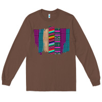 Chestnut Western Farm Life Serape Brush Stroke Long Sleeve Tee - Bettercallsaul