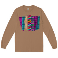 Toasted Coconut Western Farm Life Serape Brush Stroke Long Sleeve Tee - Bettercallsaul