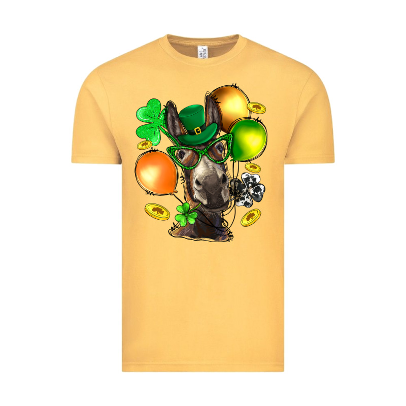 St. Patricks Clovers With Donkey Vintage Tee by BundleAndBundleShop | Teevron