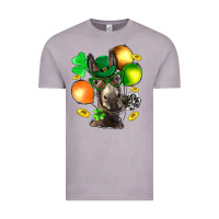 Vintage Zinc St. Patricks Clovers With Donkey Vintage Tee - BundleAndBundleShop