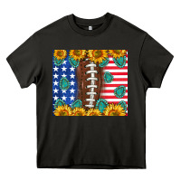 Asphalt American football and america Heavy Core Tee - NancyCooperArtShop