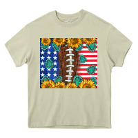 Mossy American football and america Heavy Core Tee - NancyCooperArtShop