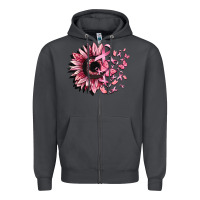 Smoke cancer sunflower Zipper Hoodie - CowGirlArtShop