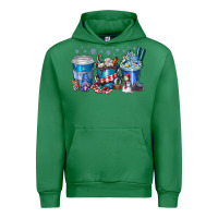 Emerald Christmas Coffee Urban Hoodie - CowhideDigitalArt