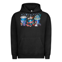 Pigment Black Christmas Coffee Urban Hoodie - CowhideDigitalArt