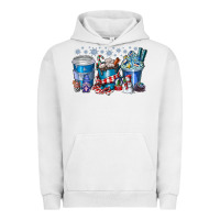 Pigment Lunar Rock Christmas Coffee Urban Hoodie - CowhideDigitalArt