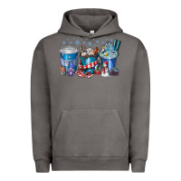 Pigment Tornado Christmas Coffee Urban Hoodie - CowhideDigitalArt