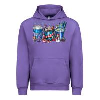 Tulip Christmas Coffee Urban Hoodie - CowhideDigitalArt