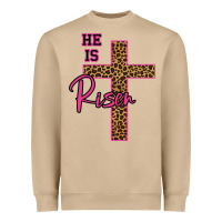 Mushroom He Is Risen Leopard Heavyweight Sweatshirt - Bettercallsaul