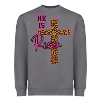 Storm He Is Risen Leopard Heavyweight Sweatshirt - Bettercallsaul