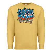 Antique Gold Boom boom baby Premium Sweatshirt - FaDigitalArtStudio