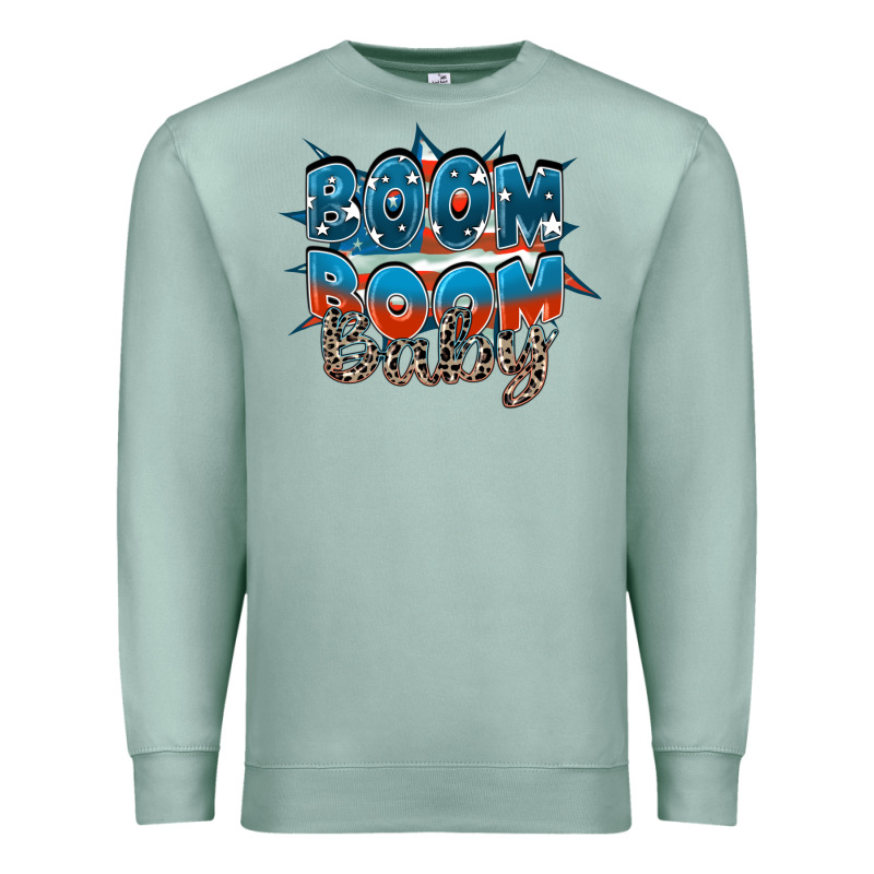 Boom Boom Baby Premium Sweatshirt by FaDigitalArtStudio | Teevron