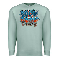 Seafoam Boom boom baby Premium Sweatshirt - FaDigitalArtStudio