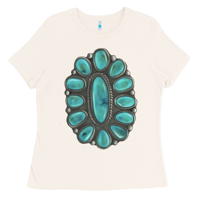 Turquoise Gemstone Jewelry Ladies Tee by LillyAllenDesigns | Teevron