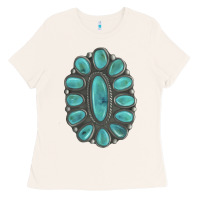 Bone Turquoise Gemstone Jewelry Ladies Tee - LillyAllenDesigns
