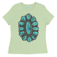 Matcha Turquoise Gemstone Jewelry Ladies Tee - LillyAllenDesigns
