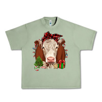 Oil Green Christmas Hereford Urban Heavy Tee - JahusDesignShop