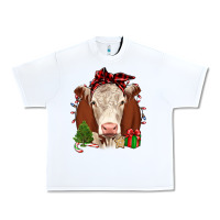 White Christmas Hereford Urban Heavy Tee - JahusDesignShop