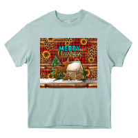 Arona merry christmas cookies buffalo plaid Heavy Core Tee - Jasminsmagicworld