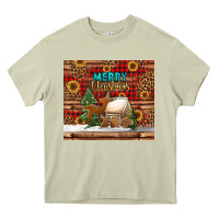 Mossy merry christmas cookies buffalo plaid Heavy Core Tee - Jasminsmagicworld