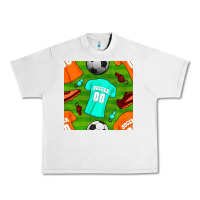 Lunar Rock soccer ball uniform and shoes seamless pattern Urban Heavy Tee - BundleAndBundleShop