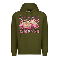 Army Green just one more chapter valentine's day olivia Premium Hoodie - OliviaCreatesArt