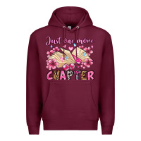 Burgundy just one more chapter valentine's day olivia Premium Hoodie - OliviaCreatesArt