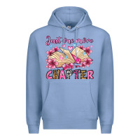 Colony Blue just one more chapter valentine's day olivia Premium Hoodie - OliviaCreatesArt