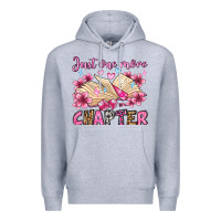 Heather Grey just one more chapter valentine's day olivia Premium Hoodie - OliviaCreatesArt