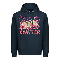 Navy just one more chapter valentine's day olivia Premium Hoodie - OliviaCreatesArt